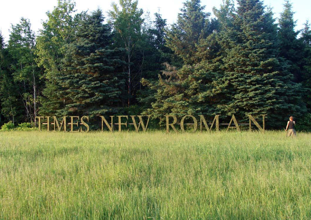 Mathieu Valade, «Le temps de la nouvelle romance», installation en bois, Canada - 2012